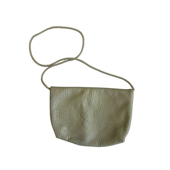 CARLOS FALCHI Vintage Taupe Leather The Buffalo Shoulder Bag - Picture 10 of 10